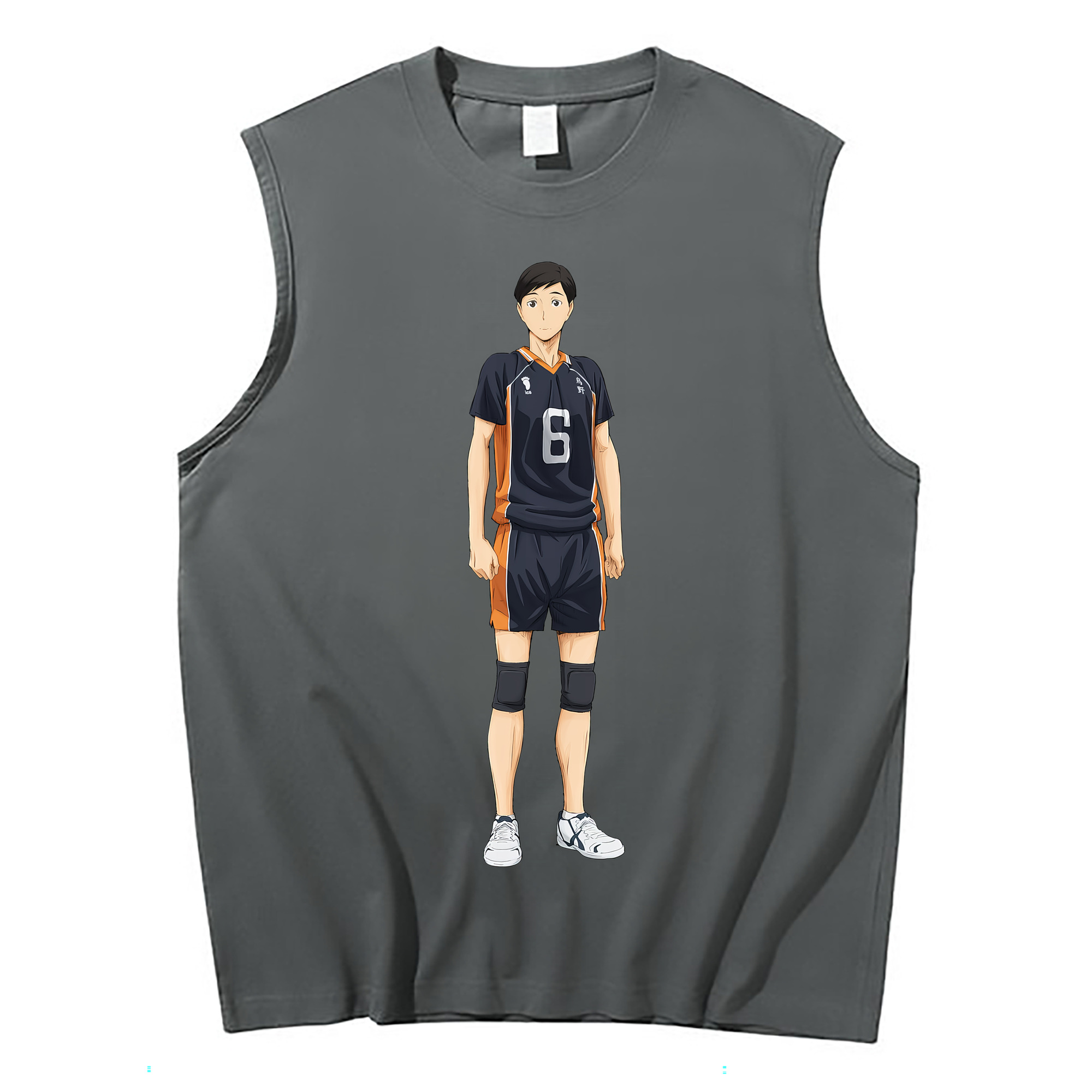 （画像用） ハイキュー!! Haikyu!! コットン100％タンクトップ（フロントプリント）